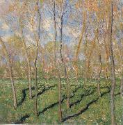Claude Monet, Trees in Winter,View of Bennecourt